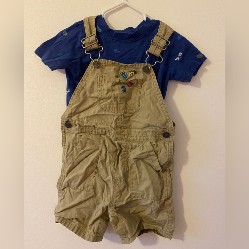 Baby Overall + Shirt 18m